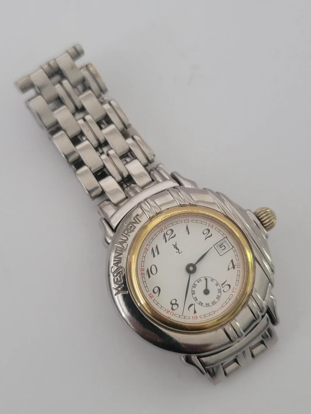 Yves Saint Laurent B02- 00326 Women's Two-Tone Swiss Quartz Watch